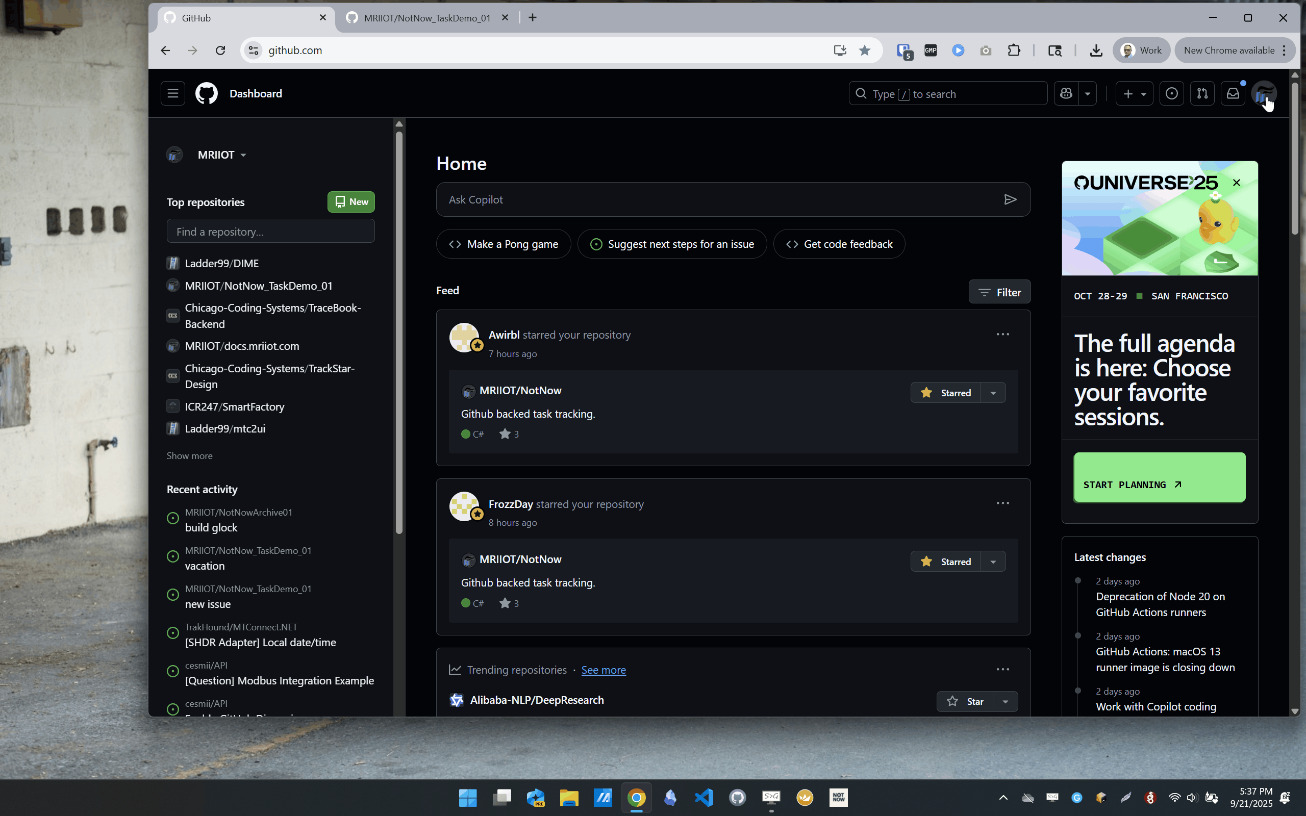 NotNow First Start
